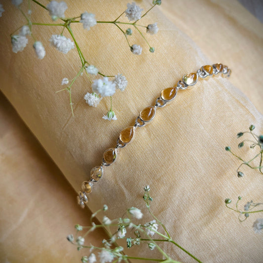 Teardrop Citrine Bracelet