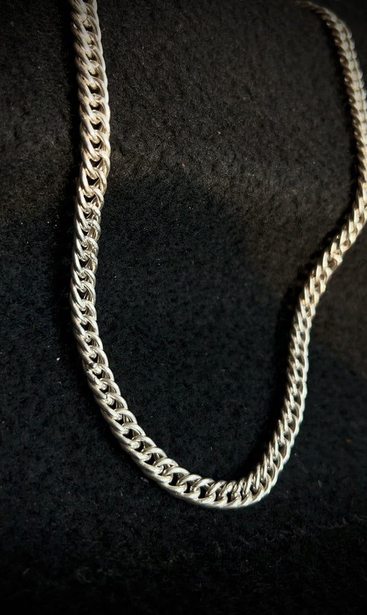 Cub Curb Silver Chain