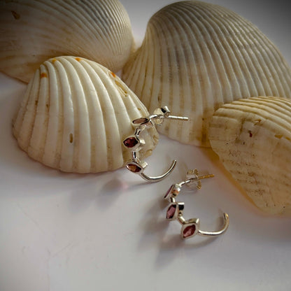 Garnet Marquise Huggies
