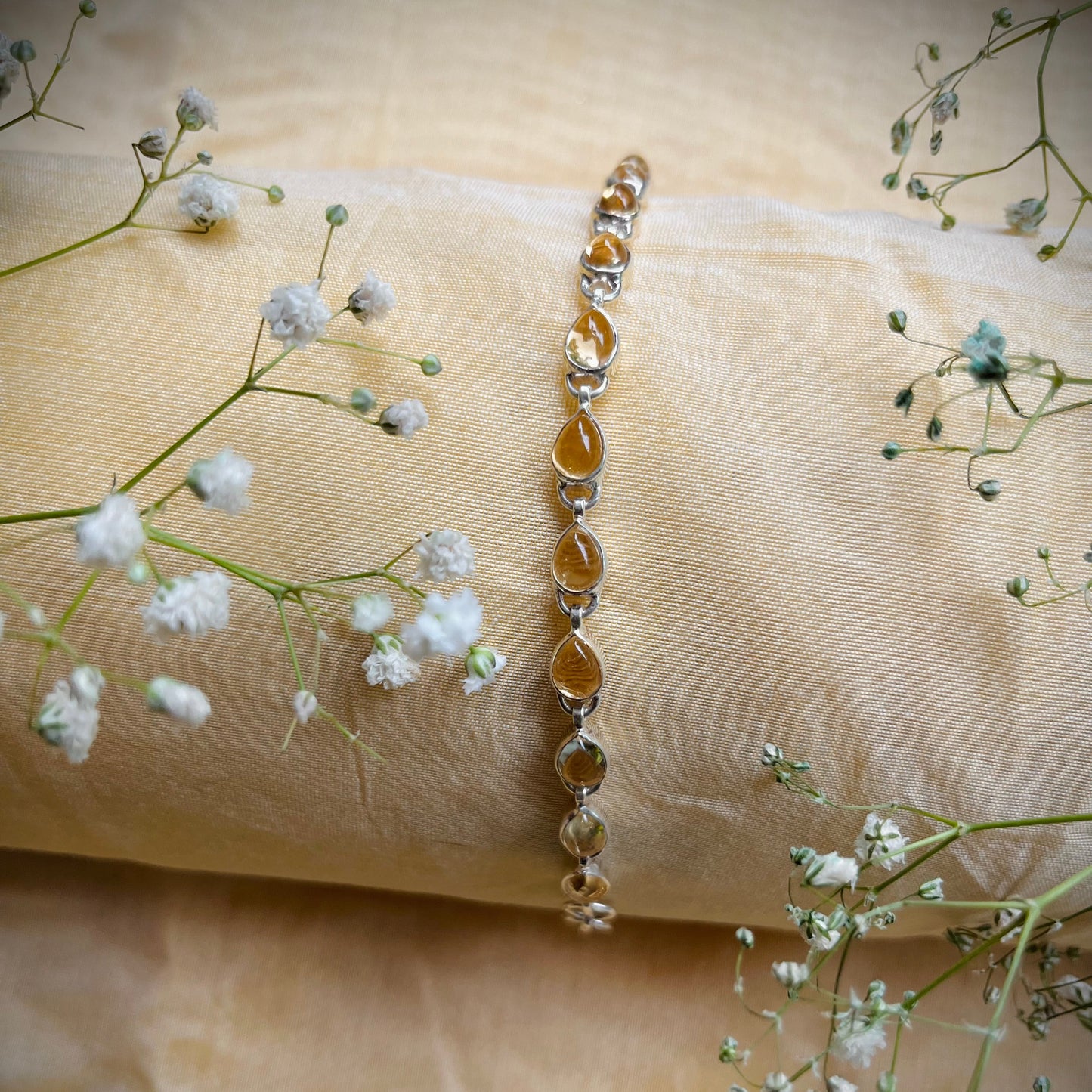 Teardrop Citrine Bracelet