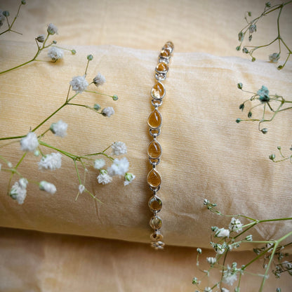 Teardrop Citrine Bracelet