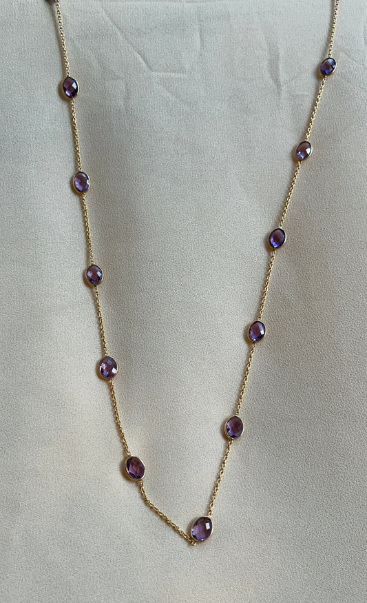 Amethyst Trail Long Chain