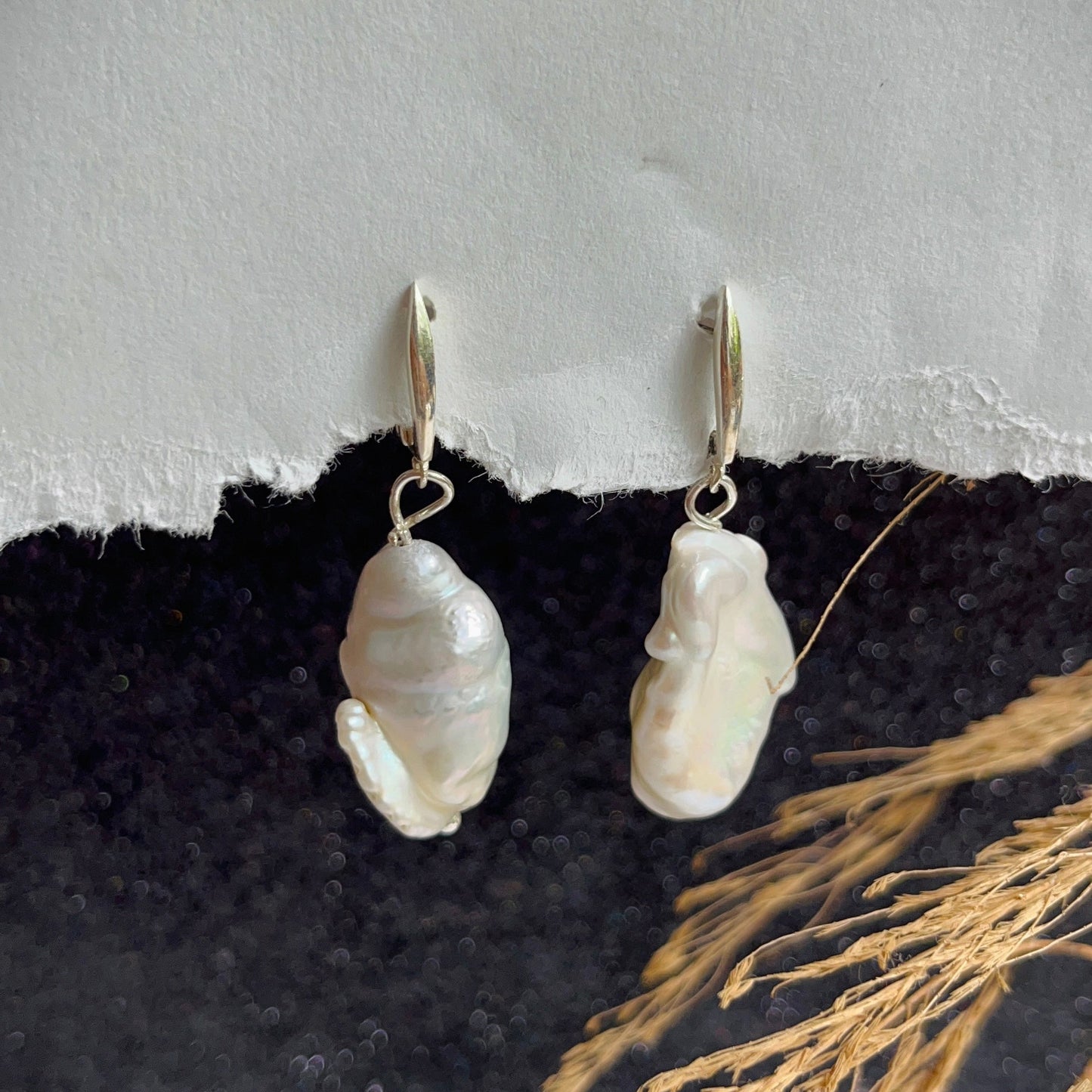 Mega Baroque Pearl Earring