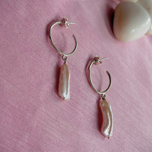 Baroque Bloom Hoops