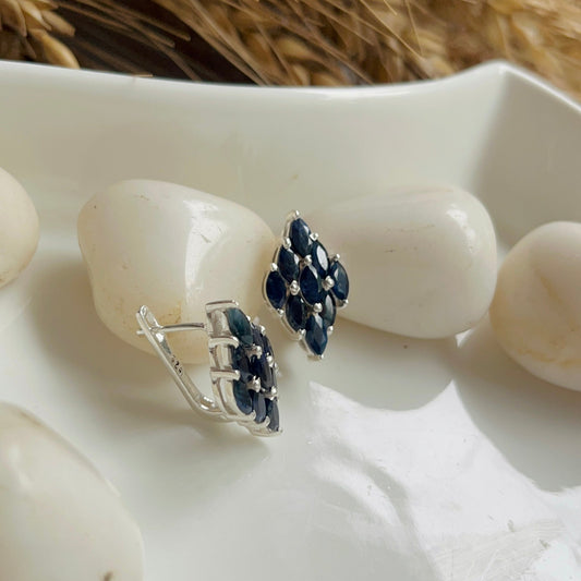 Shasha Blue Sapphire Earring
