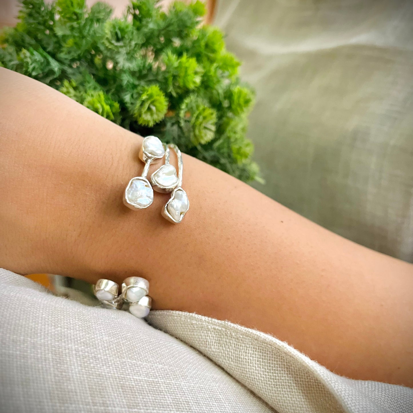 Mabe Pearl Cuff