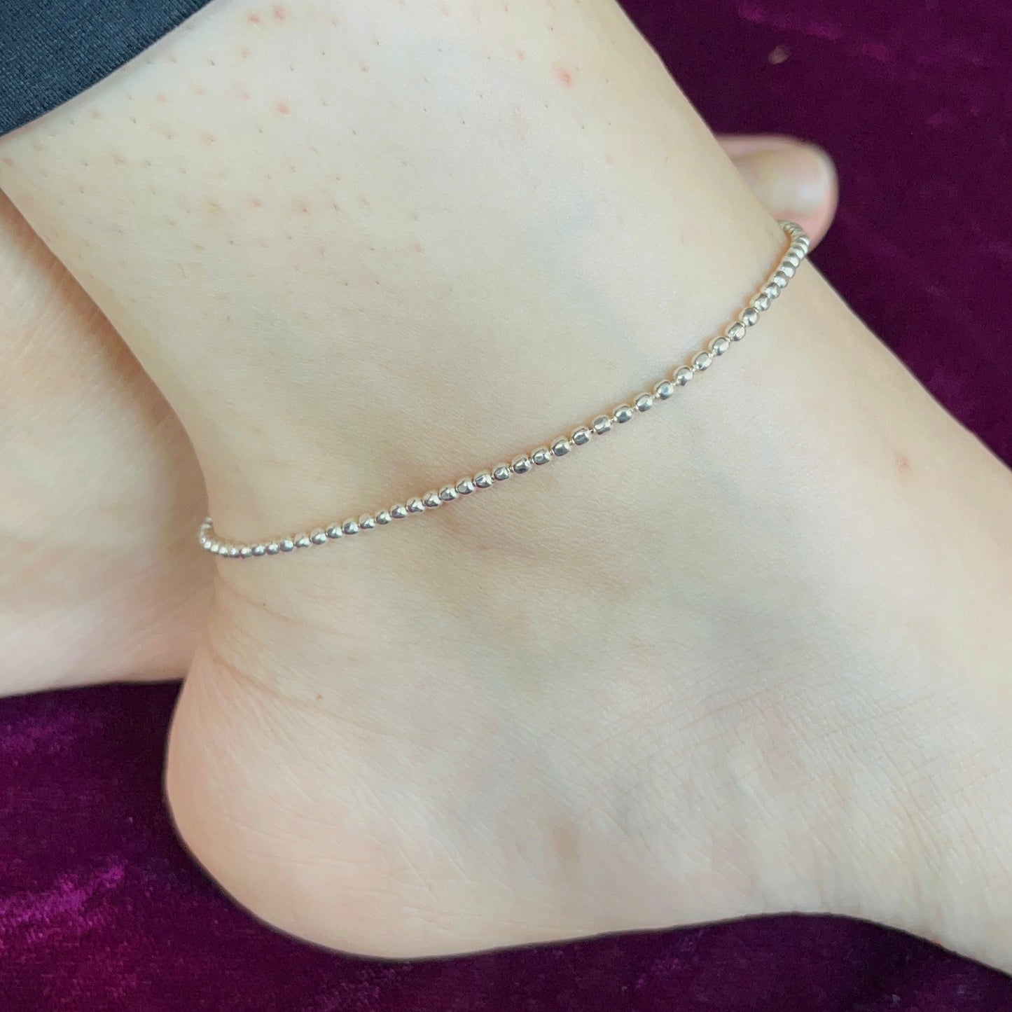 Sirkel Hammered Anklet
