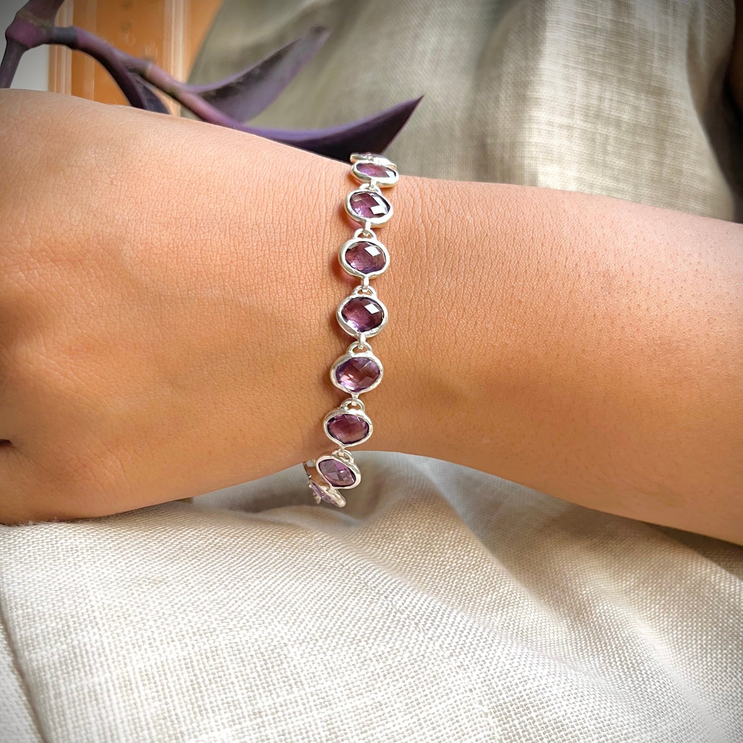 Amor Amethyst Bracelet