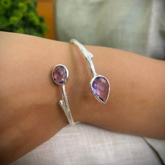 Tyrian Amethyst Cuff