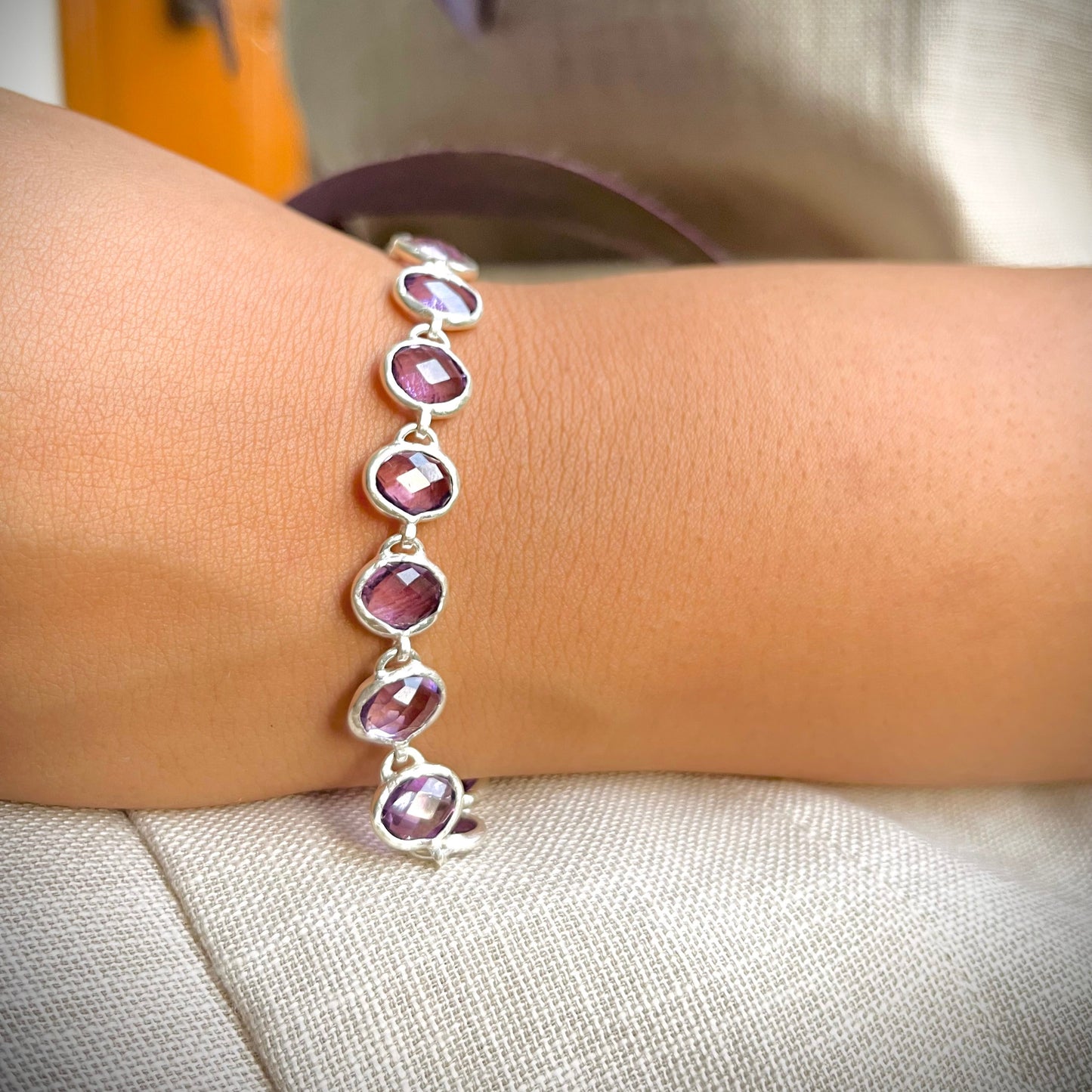 Amor Amethyst Bracelet