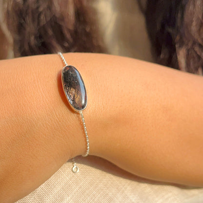 Sagenitic Quartz Bracelet