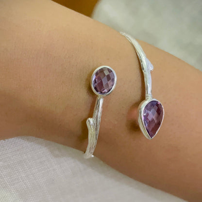 Tyrian Amethyst Cuff