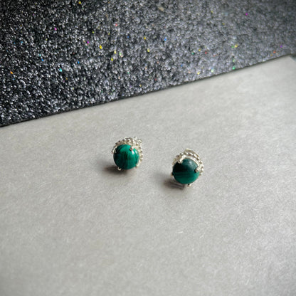 Timeless Malachite Earring