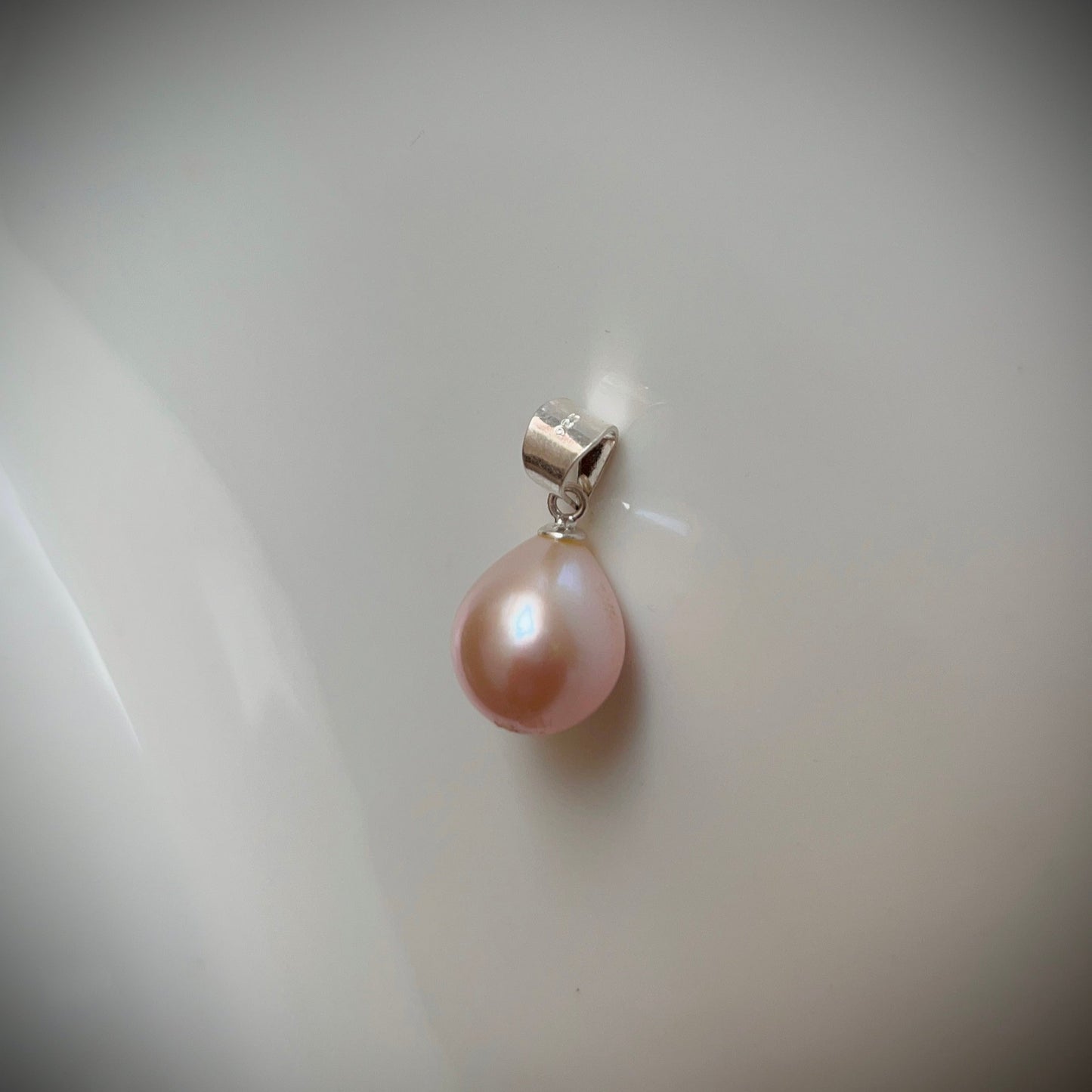 Soft Lavender Pearl Pendant