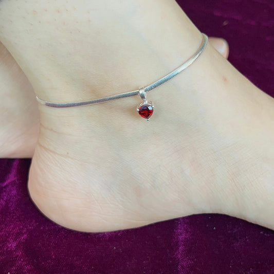 Saya Charm Flat Snake Anklet