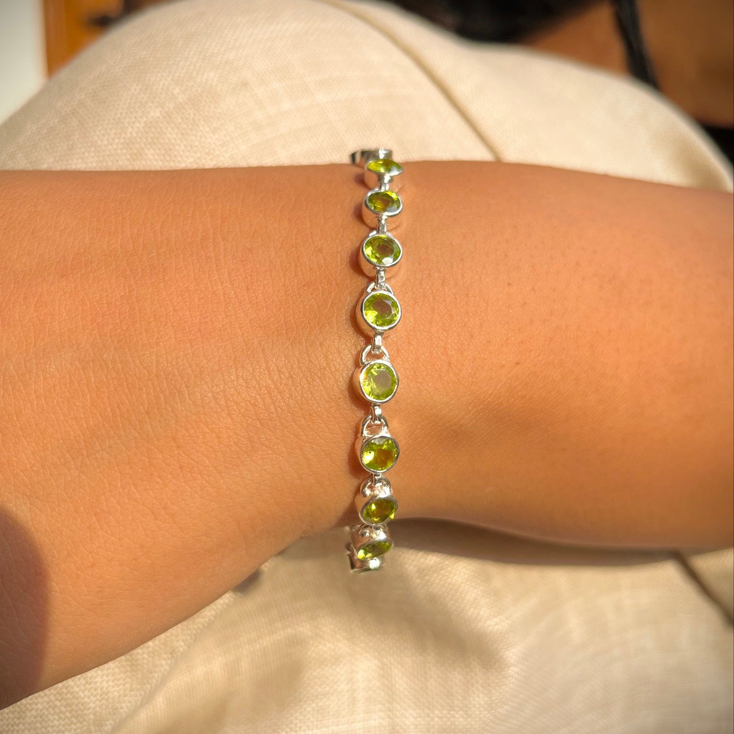 Firm Peridot Bracelet