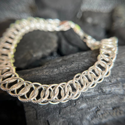 Real Men Silver Bracelet