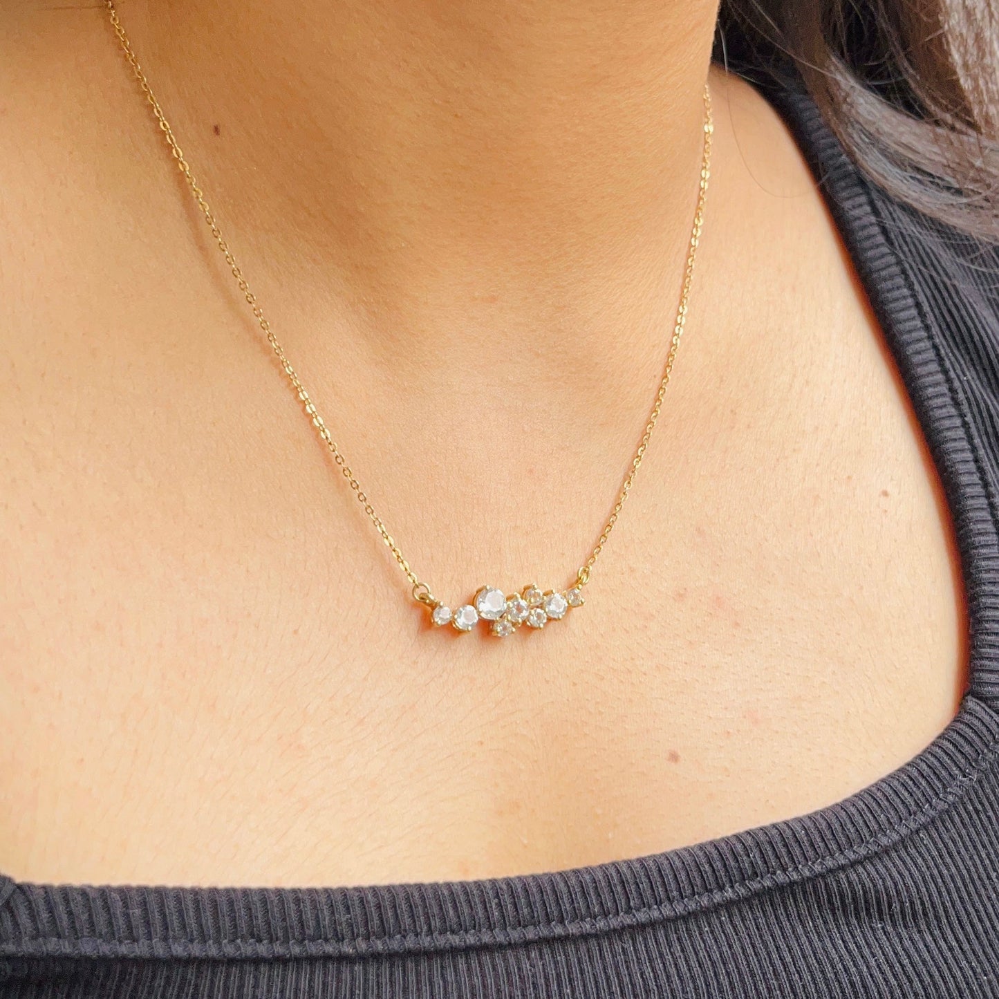 Fission Pendant with Link Chain