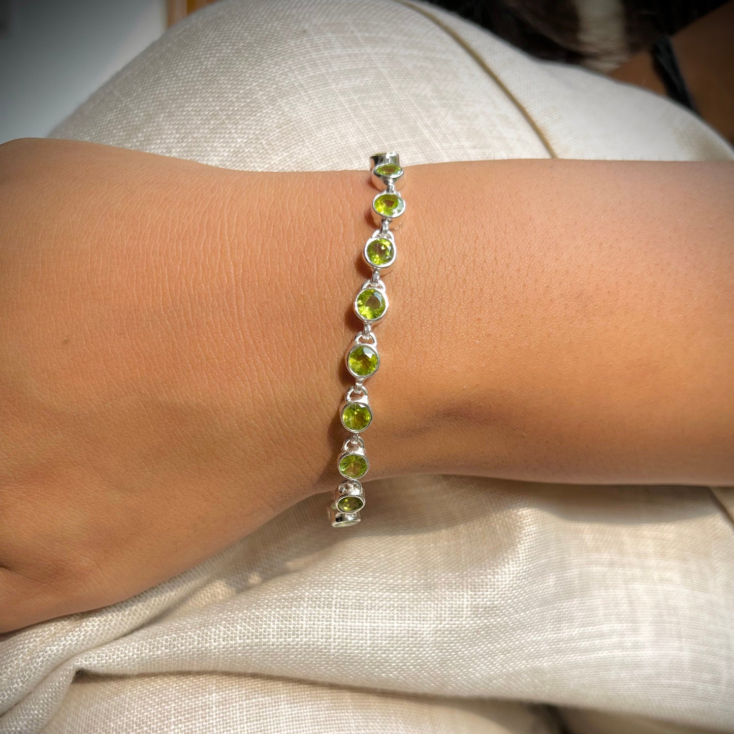 Firm Peridot Bracelet