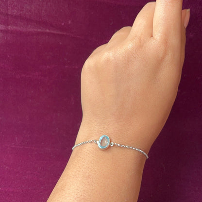 Blue Topaz Everyday Bracelet